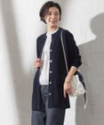 J.PRESS LADIES 【洗える】ORGANIC GASS COTTON キーネック カーディガン