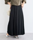 Green Parks サテン変形プリーツスカート