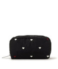 LeSportsac RECTANGULAR COSMETIC/レッド/ホワイトハートEMB