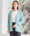 自由区 【洗える・XSサイズあり】ハイツイストコットンアセテート カーディガン