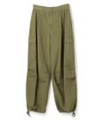 NAVE 【ReNave・セットアップ可/洗える】コットンリネンカルゼ  カーゴパンツ