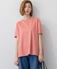 23区 S 【汗じみ防止/洗える】スムースデザイン バックフレア カットソー