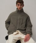 ATON MAT AIRY NYLON | ウールパテッドスタンドジャケット - UNISEX