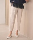 Feroux 【洗える】パールポイントテーパード パンツ
