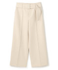 BEIGE， LAUREL / ワイドクロップドパンツ