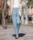 J.PRESS LADIES S 【洗える】ストレッチ テーパード パンツ