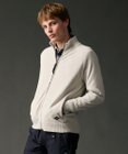 JOSEPH ABBOUD MOUNTAIN 【軽量/ソフト】ニットフリース スタンド ジップ ニット