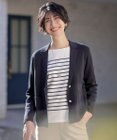 J.PRESS LADIES 【洗える】Cotton Acetate ニット ジャケット