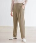#Newans 【洗える】ジョーゼットテーパードパンツ