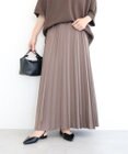 Green Parks サテン変形プリーツスカート