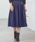 Tiaclasse L 【洗える】フラップポケットタックフレアスカート