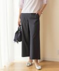 J.PRESS LADIES 【洗える・吸水速乾】麻シェルドライ セミワイド パンツ