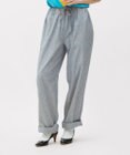 LENO LIGHT HICKORY EASY PANTS / ヒッコリーイージーパンツ