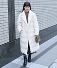 KWD 【日本製/高品質ダウン】DOWN COAT グリーンダウン ロングダウンコート