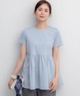 組曲 【WEB限定】プレーティング天竺ビスチェ風ティアード Tシャツ