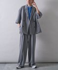 CRAFT STANDARD BOUTIQUE 半袖ダブルテーラードセットアップ