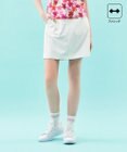 23区GOLF 【WOMEN】【ストレッチ】バックドビー×メッシュロゴスカート