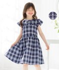 組曲 KIDS 【150-160㎝】プランタンチェック ワンピース