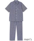 ワコール／睡眠科学 【メンズパジャマ】　5分袖　長ズボン　綿100%　楊柳素材　睡眠科学／ワコール　YGT139