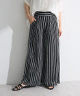 Green Parks ・ＥＬＥＮＣＡＲＥ　ＤＵＥ　ストライプワイドパンツ