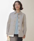 J.PRESS LADIES S 【春のマストアイテム】ドライストレッチ ショート ステンカラー コート