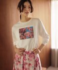 組曲 S 【Flower Collection】プリントロングTシャツ