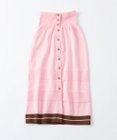 TRICOTE バイカラーニットスカート