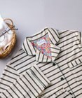 une nana cool 【綿100%】コットンボーダーパジャマ MADE WITH LIBERTY FABRIC