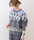 AMERICAN HOLIC フェアアイル柄ニットプルオーバー