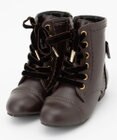 ANY KIDS 編み上げブーツ