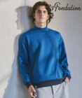 23区GOLF 【23Fondation/MEN】ストレッチ裏フリース モックネック