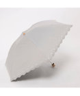 UNBILLION UV カット率99％以上  カシュネ cachenez / PUフラワーポーラー刺繍3段折りたたみ傘
