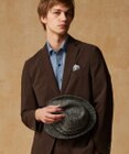 JOSEPH ABBOUD 【洗える・サイズ調整可】ウォッシャブルヘリンボーン ハット