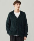 UNFILO MENS 【男女兼用】シャギーニット カーディガン