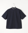 23区GOLF 【23Fondation/MEN】【UVケア】衿ロゴ モックネックシャツ