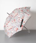 AURORA JILL STUART ジル スチュアート アブストラクトフラワー柄 雨傘（長傘）