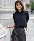 ANY SIS S 【洗える】フリルネックスタンド ブラウス
