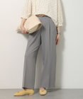 Green Parks きれシルストレートワイドパンツ