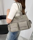 WEGO ポケットデザインボストンショルダー