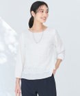 ANY SIS 【洗える】レイヤードレース ブラウス
