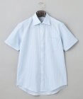 GOTAIRIKU 春夏向け【形態安定】SUMMERPREMIUMPLEATS_スモールワイドカラー 半袖ドレスシャツ（ストライプ/チェック）