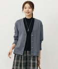 J.PRESS LADIES ジャージー Vネック カーディガン