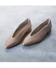 MODE ET JACOMO <MODE ET JACOMO>Uカットフラットプレーンパンプス