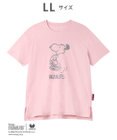 WACOAL PEANUTS トップス 4分袖 Tシャツ 綿100%(本体) スヌーピー レディース FTT168 /ワコール