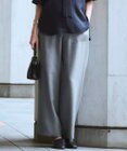 ICB L ワッシャーツイル ワイドストレートパンツ