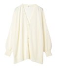 CRAFT STANDARD BOUTIQUE UVカット/接触冷感/マシンウォッシャブル/Vネックビッグニットカーディガン