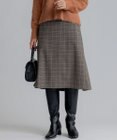 組曲 2WAYウォームストレッチ チェックスカート