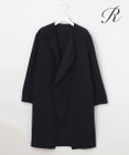 23区 S 【R(アール)】ウールリバー ノーカラー コート