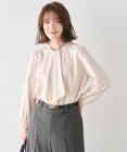 ANY L 【洗濯機可】ボータイブラウス