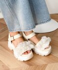 WEGO フリルスポーツ厚底サンダル
